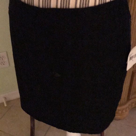 MAC & JAC Black lined Lacey mini Skirt size Lg NWT - Picture 8 of 12